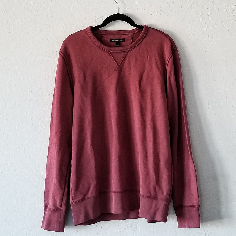 Banana Republic Men's Crewneck Sweater - Dusty Rose
